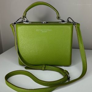 Brandon Blackwood Kendrick Trunk | EVERGREEN LEATHER SILVER HARDWARE